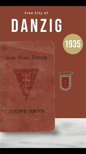 Free City of Danzig passport 1935