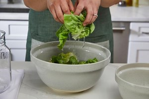 How to Wash and Dry Salad Greens