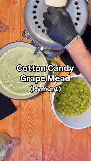 Craft a Brew - Beer Brewing Kits & Supplies | Cotton Candy Grape Mead (Pyment) 🍇🍯 A Pyment is a mead made with grapes. In this case, with grape skins & pulp! We never let good... | Instagram