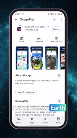 Turn your phone into a live global map. Discover cities in real time.