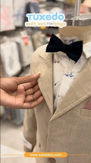 Boys Tuxedo Suit Set for Kids | Perfect Party & Wedding Outfit | Zubaidas Babyshop