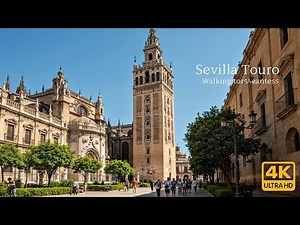 Sevilla Evening Walking Tour | Explore Seville in 4K