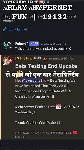 the Best Minecraft Lifesteal Public Server - Hyper Network #minecraft #gaming #mcfleet