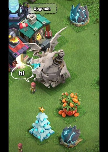 Electro Dragon Statue Showcase (clash of clans)