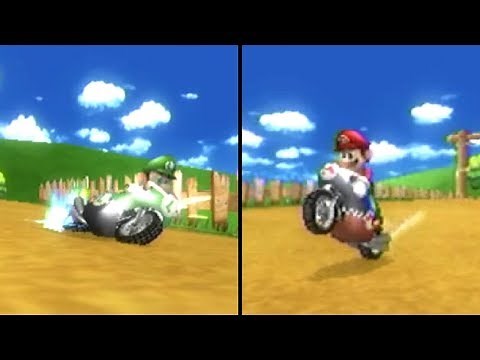 Mario Kart Wii - 150cc Mushroom Cup (2 Player)