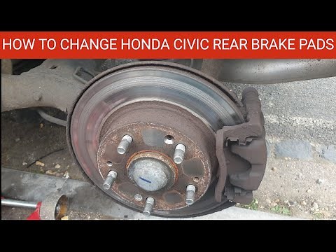 Honda Civic Rear Brake Pads || How to Change Rear Brake Pads on Honda Civic