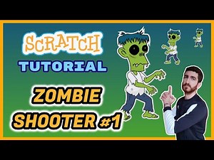 How to make a ZOMBIE SHOOTER GAME #1 | Apocalypse Shooting | Zombies Invasion - Scratch 3.0 Tutorial