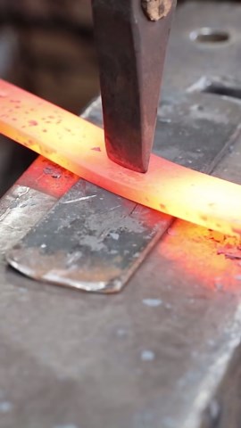 Blacksmith ornamental ironwork test piece