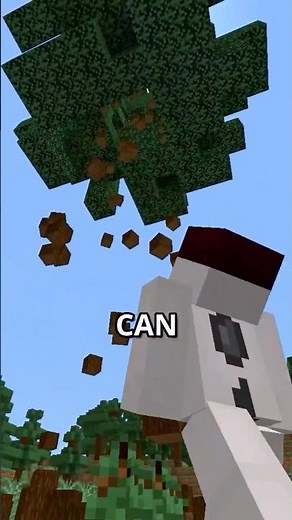 How to Build a Bunker from One Tree! #minecrafttutorial #minecraft #minecraftshorts