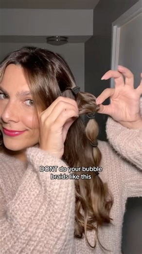 EASY bubble braid hack! How to properly do bubble braids! #bubblebraids #braidtutorial #hairstyle