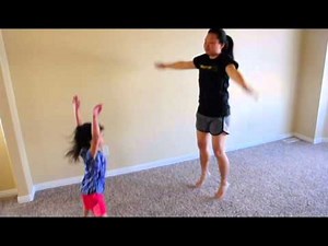 Exercising with Kids - Jumping Jacks