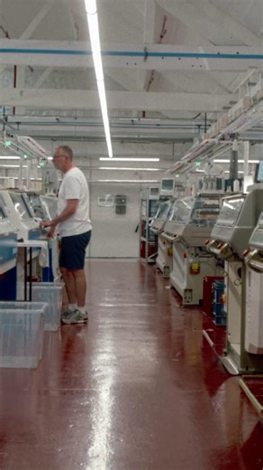 Knitting. From the early days of Framework Knitting Machines to today’s state-of-the-art Shima Seiki technology, our knitting process has continually evolved. With over 75 new machines, including the groundbreaking Mach2XS Whole Garment seam-free system, we’re knitting with greater precision, lower energy use and less waste than ever before. Every piece emerges seamlessly, reducing the need for artificial threads and helping us move closer to our net zero goals while maintaining the impeccable q