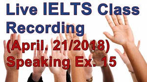 4 comments | An IELTS speaking section example by www.aehelp.com....