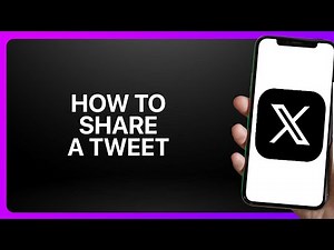 How To Share A Tweet In X App (Twitter) ! Tutorial