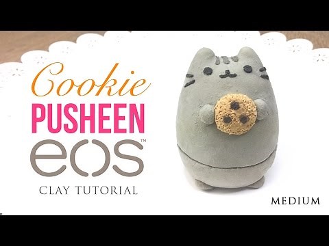 Pusheen Cat & Cookie DIY EOS Clay Tutorial!