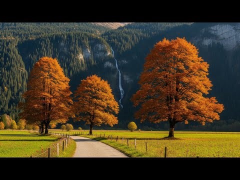 Autumn Leaves 🍁 Beautiful Relaxing Music for Healing, Stress Relief & Peaceful Mind