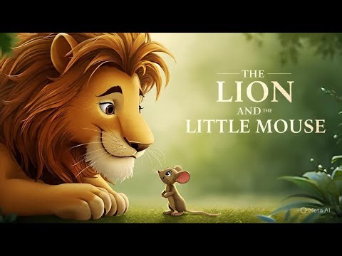 The Lion and The Little Mouse Story | KidioTonic​