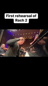 First rehearsal of the Rach 2 with Spokane Symphony and Holly Choe - Conductor. Great to be back with this symphony! 😄 | Charlie Albright