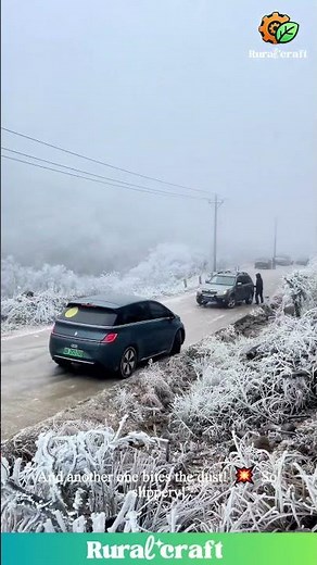 ICY Road Chaos! 🥶 Watch These Cars SLIDE Into a Ditch! This is The Ultimate Winter Driving FAIL!