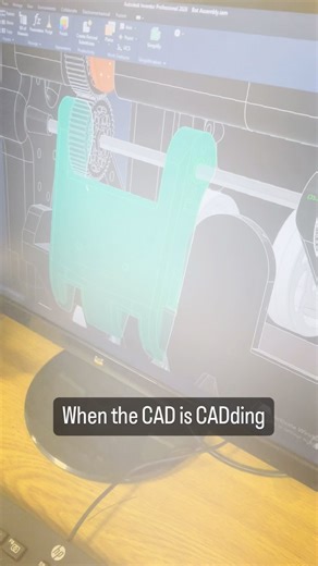JackBots: Moorefield Robotics on Instagram: "When the cad is cadding #firstrobotics #firsttechchallenge #stem #caddesign #inventor #autocad #wv"