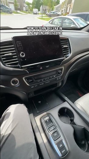 How To Turn off Lane Assist in a New Honda Ridgeline #shorts