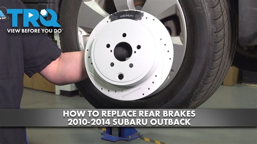 How to Replace Rear Brakes 2010-2014 Subaru Outback
