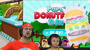 FGTeeV PAPA'S BURGERIA in Real Life  + DONUTERIA 2 (Gameplay_Skit)