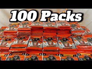 I Opened 100 Packs of Totally Certified Football!