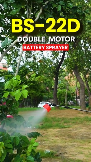 Balwaan BS-22D Double Motor Battery Sprayer 💧 | 20L Tank | High Pressure Spray up to 20 Feet