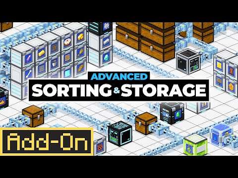 ADVANCED SORTING & STORAGE ADDON - Automatic Sorting, Item Pipes, Backpacks & MORE!