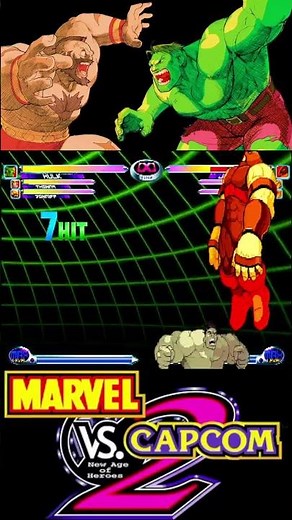 Hulk Marvel vs Capcom 2 Infinite Combo#marvelvscapcom