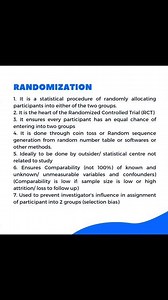 RCT-1: Randomization and it's types | Epidemiology | Instant Community Medicine for Medicos