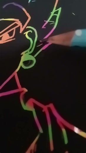 I draw Black goku on scratch book #dragonballsuper #anime #Uchihagoku115