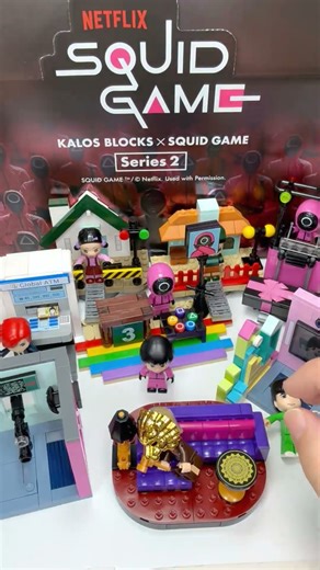 Squid Game 3 오징어 게임 3 Minifigures Sets | KALOS BLOCKS Blind Box | Compatible with LEGO #Shorts