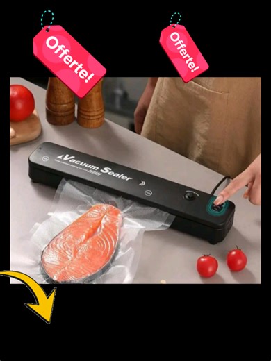 La vostra sigillatrice che vi aiuterà nella conservazione dei prodotti. Un gadget indispensabile per l'igiene e la sicurezza della vostra alimentazione. Consegnato con i sacchetti!!! #shoppingtime #cucina #sigillatricesacchetti #gadget #sicurezzaalimentare