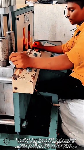 Plastic Bottle Blowing Work Tool for Efficient PET Production for time saving work
