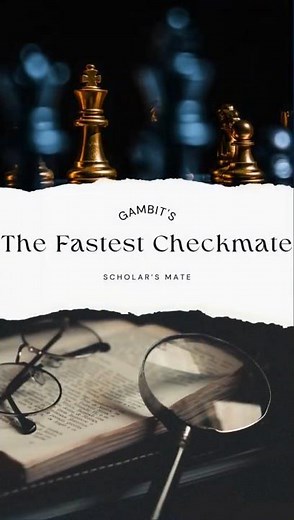 Fastest Checkmate Trick - Scholar's Mate in 4 Moves! ♟️ | Chess Tips for Beginners