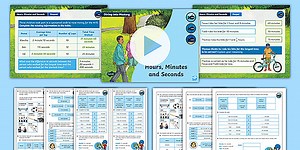 Year 4 Diving into Mastery: Step 2 Hours, Minutes and Seconds Teaching Pack