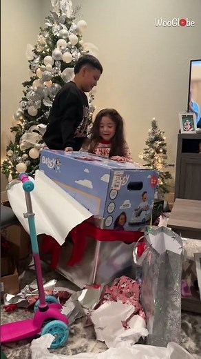 Bluey Bumper Car Surprise: Little Girl's Dream Comes True! || WooGlobe