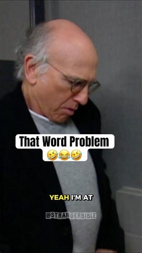 Word Problem | Curb Your Enthusiasm 🤣😂🤣