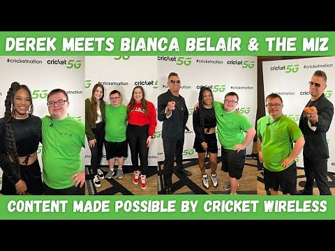 DEREK MEETS BIANCA BELAIR AND THE MIZ!