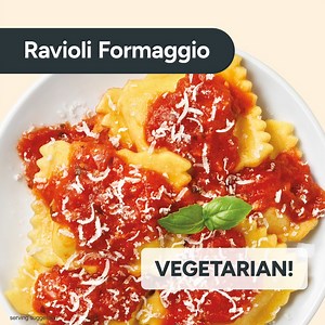 🍴This high-protein dinner option will have you saying “ravi-oh my gosh, this is delicioso!” 👏 Add our Ravioli Formaggio to your next order and see what all the hype is about! 🧑‍🍳 | Nutrisystem
