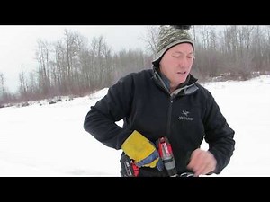 Nils Ice auger with Cordless drill review using 2 feet of ice