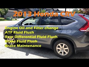 Honda CRV 2013 Scheduled Maintenance