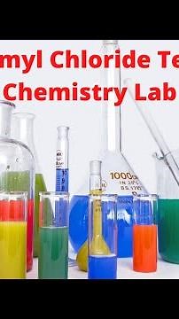 Chromyl Chloride Test in Chemistry Lab | Chloride Radical | Chemistry | Science Experiment Video