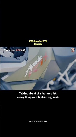 Features | TVS Apache RTX Full Review | Rajat Dhamija | Muscle with Machine #motovolgger #traveler