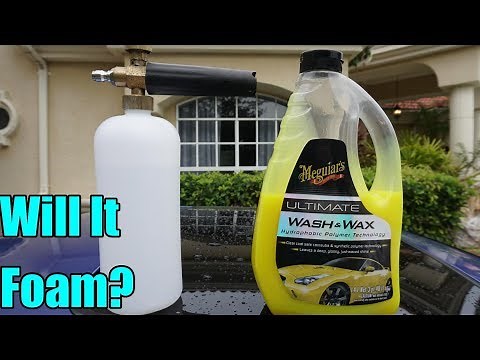 Meguiars Ultimate Wash and Wax in a Foam Cannon Test!