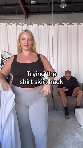 Trying the Shirt Skirt Hack: Fun Fashion DIY Experiment