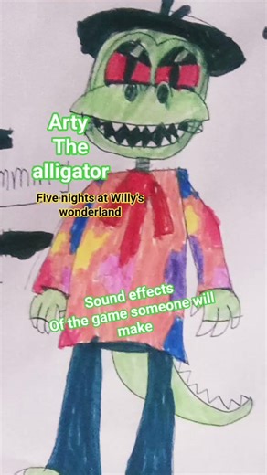 Arty the alligator sound effect #fivenightsatfreddys