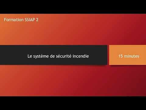 SSIAP 2 : Formation - programme / Sécurité incendie